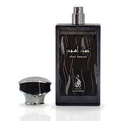 Oud Aswad EDP Spray 100ML (3.4 OZ) By RISALA | An Opulent Blend Of Luxurious, Spicy, Woody & Floral Fragrance.