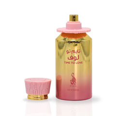 Time To Love EDP Spray 100ML (3.4 OZ) By RISALA | Immerse Yourself In The Luxurious Floral Elegance Of This Fragrance.