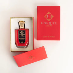 Unique'e Luxury Mashumaro Extrait de Parfum 100ml EDP bottle with elegant packaging, showcasing the luxurious fragrance.