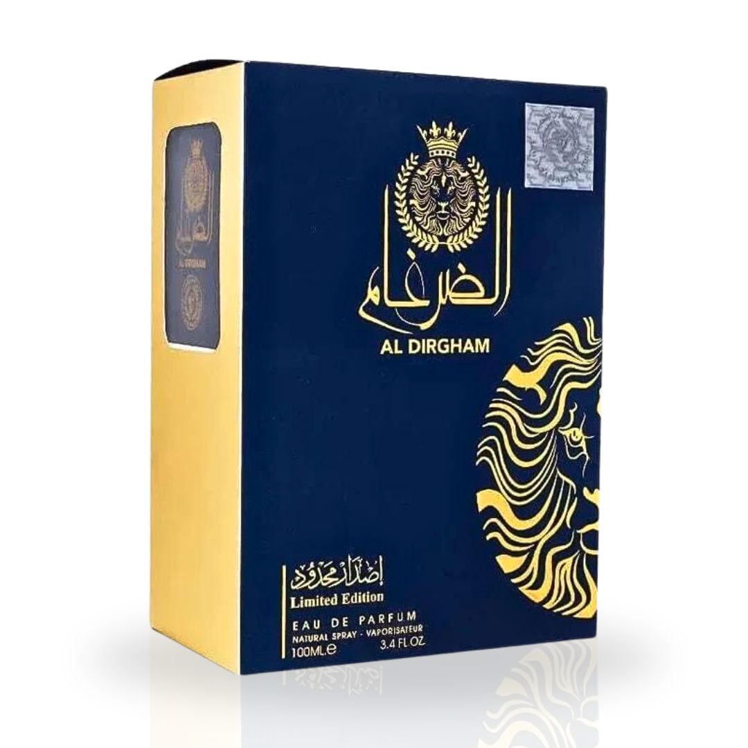 Al Dirgham Limited Edition EDP Spray 100ML By Ard Al Zaafaran | Long Lasting, Luxurious, Floral Fragrance.