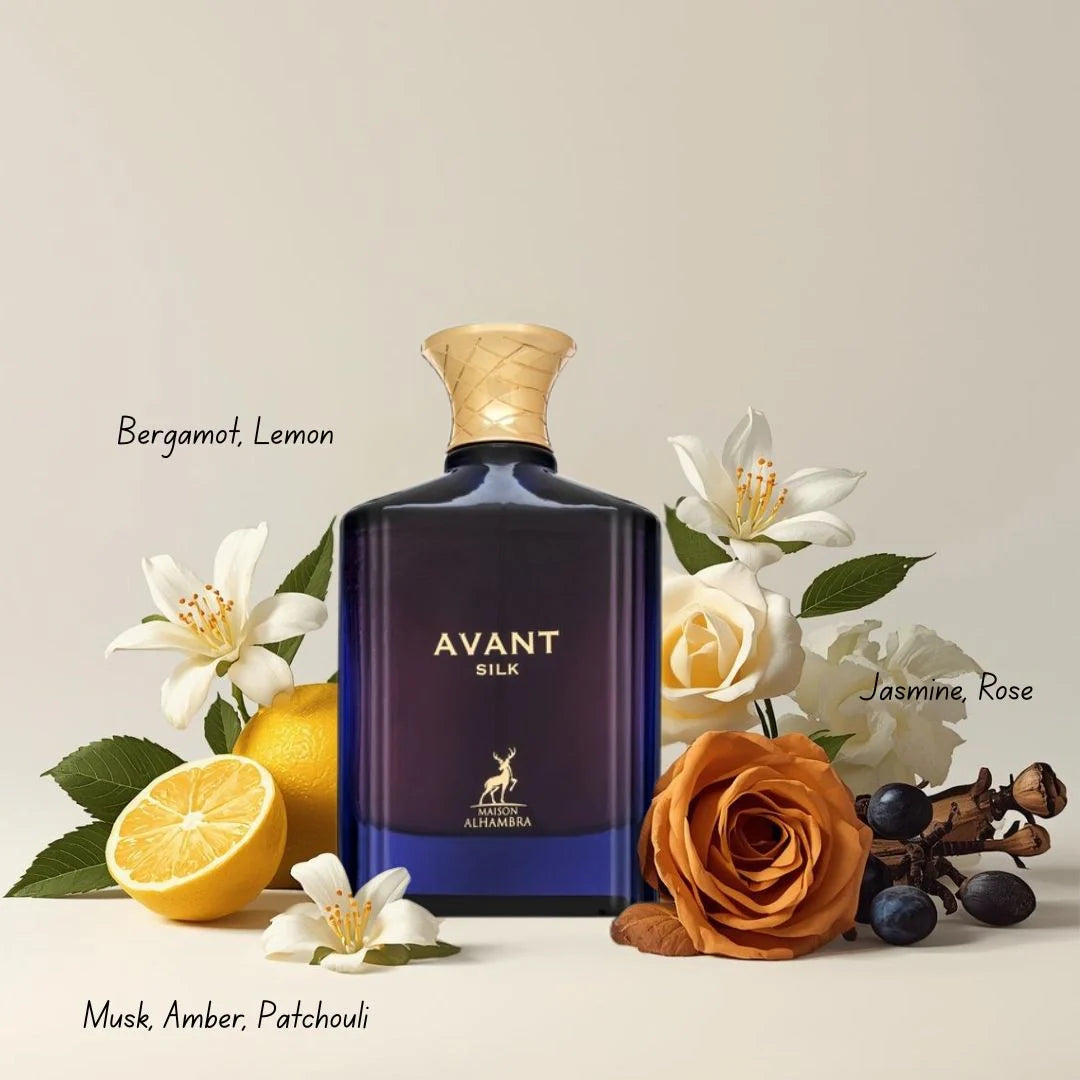 Avant Silk Eau de Parfum Spray 100ml (3.4 oz) by Maison Alhambra