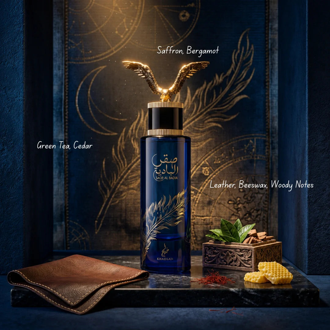 Saqr Al Badiya Eau de Parfum Spray 100ml (3.4 oz) by Khadlaj