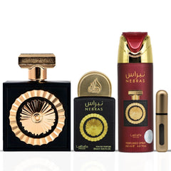 Lattafa Pride Nebras 3-Piece Eau de Parfum Gift Set