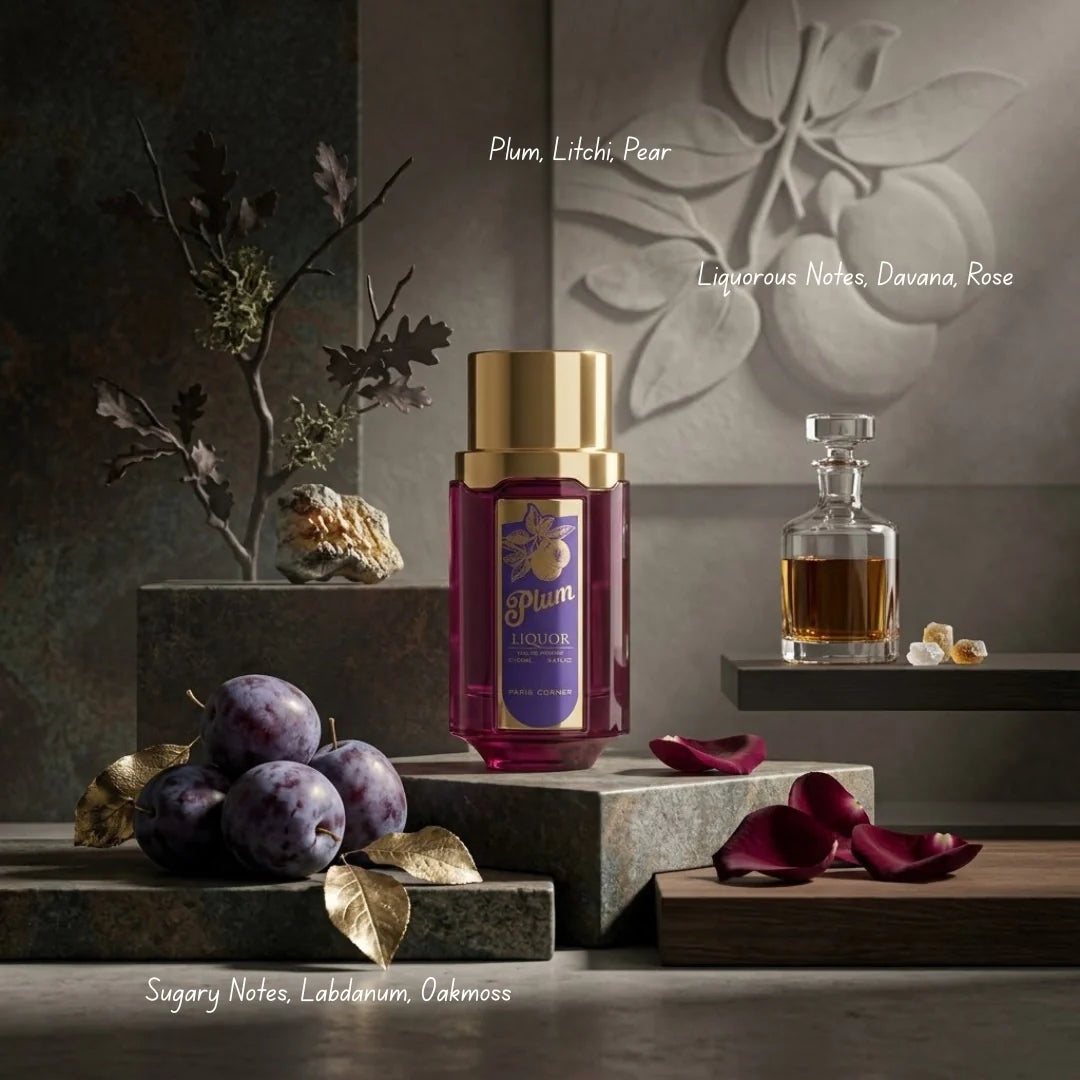 Plum Liquor Eau de Parfum Spray 100ml (3.4 oz) by Paris Corner