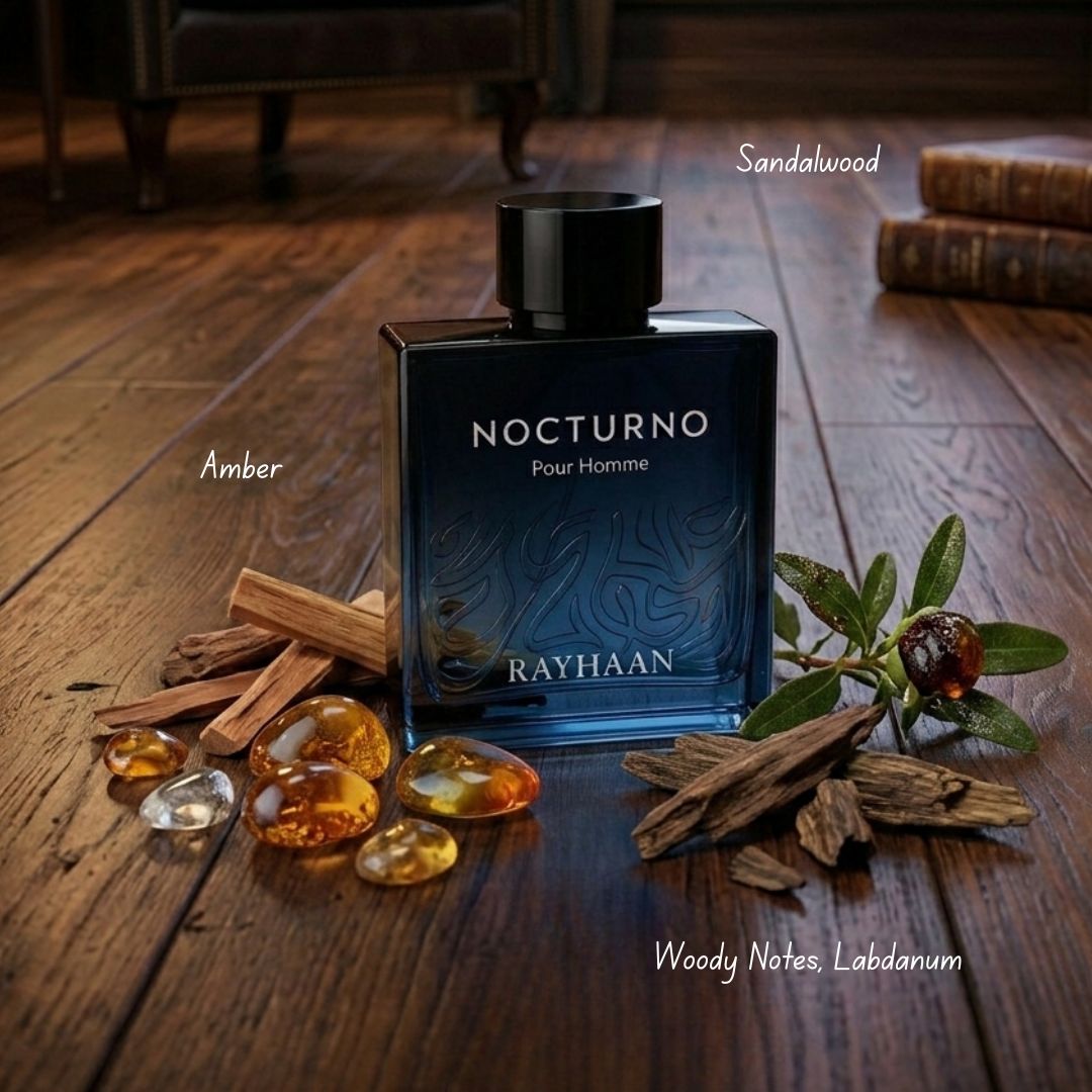 Rayhaan Nocturno Elixir Eau de Parfum Spray 100ml (3.4 oz) by Rayhaan