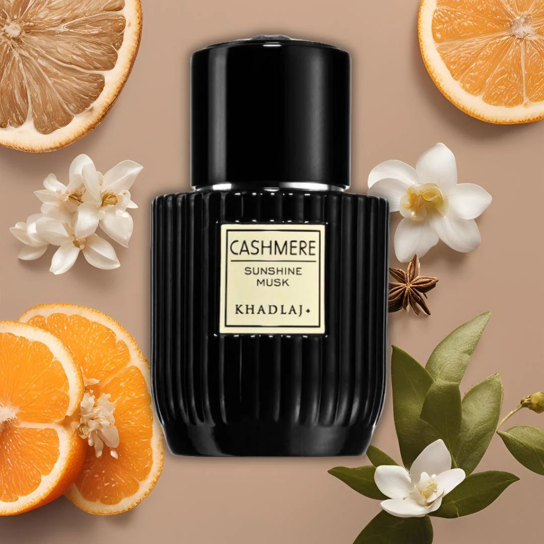 Cashmere Sunshine Musk & Cashmere Warm Oud - EDP Sprays 100ML (3.4 OZ) By Khadlaj | Experience The Refreshing Aroma Of These Exquisite Fragrances. (DELUXE BUNDLE)