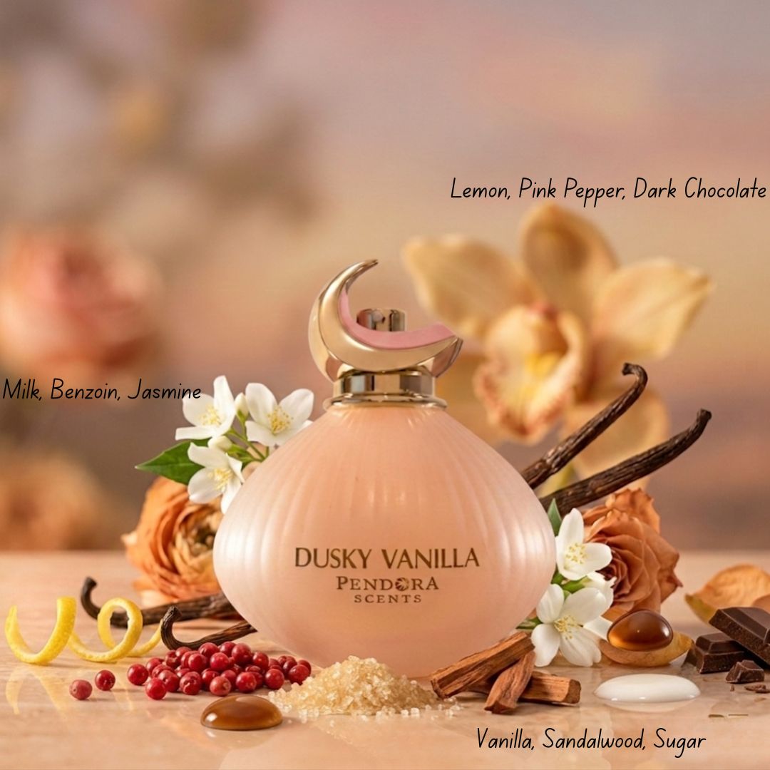 Dusky Vanilla Eau de Parfum Spray 100ml (3.4 oz) by Paris Corner