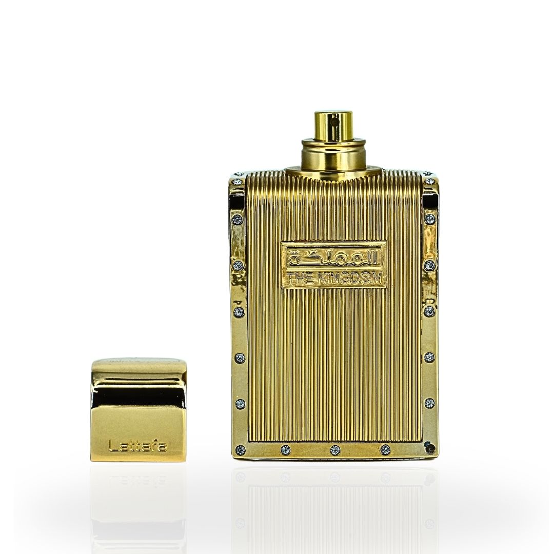 The Kingdom for Men Eau De Parfum Spray 100ML (3.4 OZ) by Lattafa | Long Lasting, Refreshingly Captivating Scent.