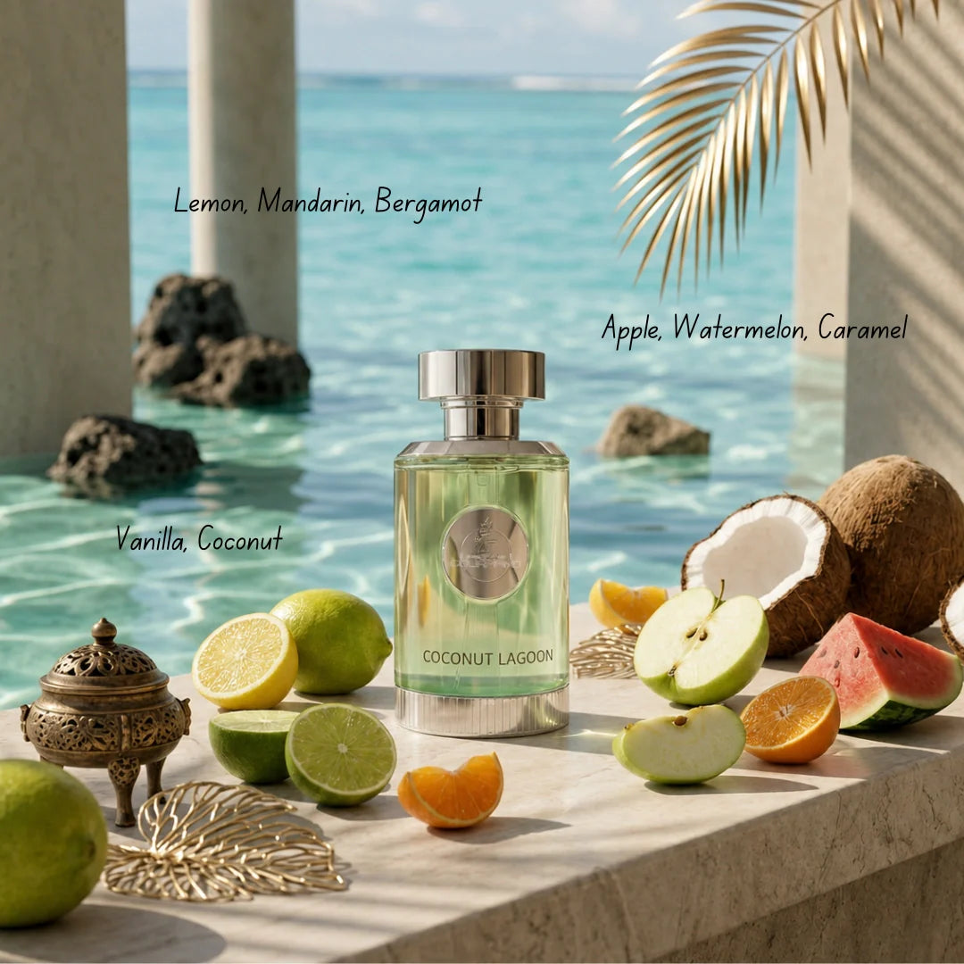 Coconut Lagoon Eau de Parfum Spray 100ml (3.4 oz) by Paris Corner