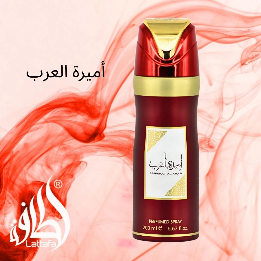Ameerat Al Arab Deodorant Spray 200ml (6.7 oz) by Lattafa