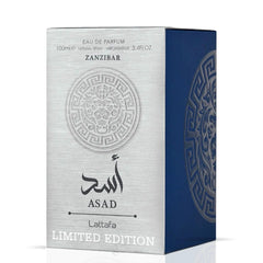 Asad Zanzibar Limited Edition Eau de Parfum Spray 100ml (3.4 oz) by Lattafa