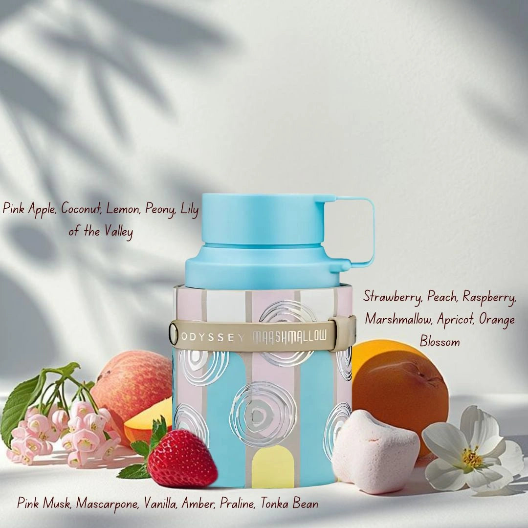 Odyssey Marshmallow Gourmand Edition Eau De Parfum Spray 100ml (3.4 Oz) By Armaf | Wear Your Sweetest, Most Comforting Escape