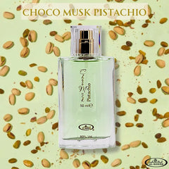 Choco Musk Pistachio Eau De Parfum Spray 50ML (1.65 OZ) by Al Rehab