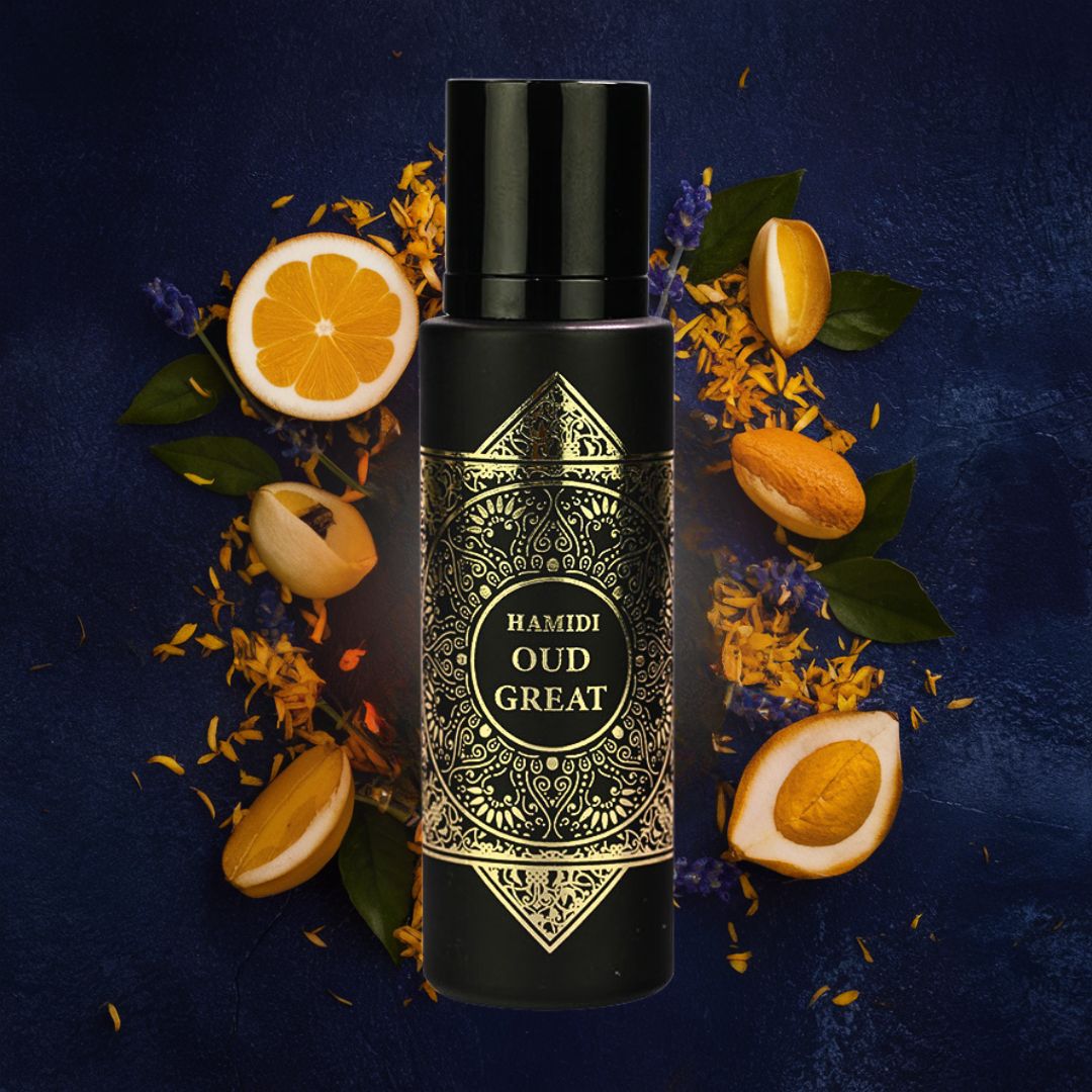 OUD GREAT Water Perfume Spray 30ML (1.01 OZ) By Hamidi | Elevate Your Senses With This Glorious Fresh Floral Scent.