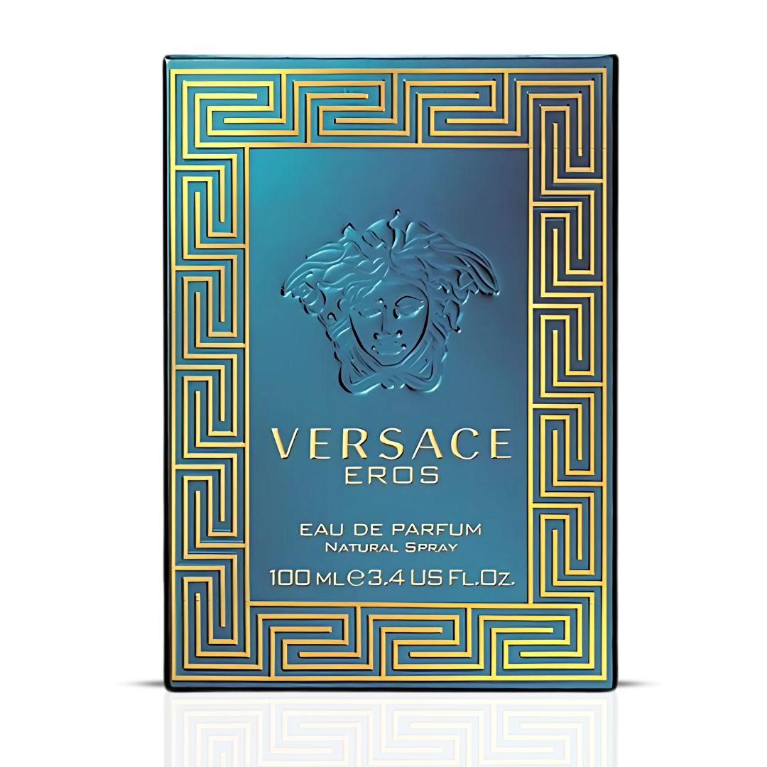 Versace Eros Eau De Parfum Spray 100ML (3.4 OZ) by Versace | Feel the Power of Versace: Energizing Citrus, Sophisticated Wood, Endless Luxury.