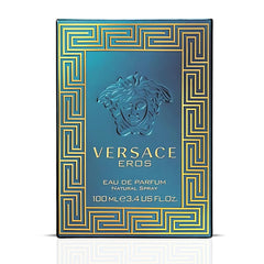 Versace Eros Eau De Parfum Spray 100ML (3.4 OZ) by Versace | Feel the Power of Versace: Energizing Citrus, Sophisticated Wood, Endless Luxury.