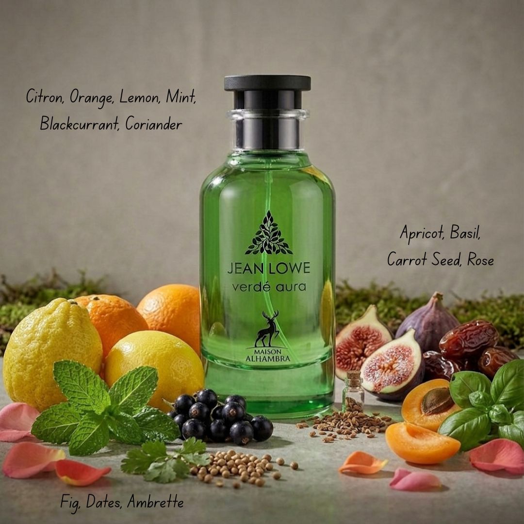 Jean Lowe Verde Aura Eau de Parfum Spray 100ml (3.4 oz) by Maison Alhambra