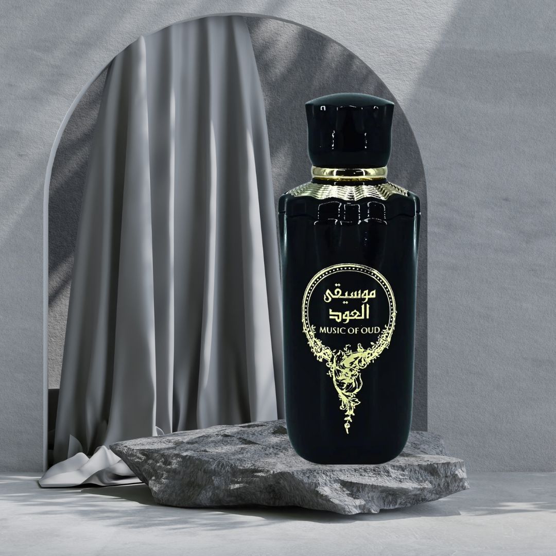 Lahn Alward EDP Spray 75ML (2.5 OZ) & Music Of Oud EDP Spray 100ML (3.4 OZ) By Risala | Long Lasting, Luxurious, Original Scents Of Arabia. (ENCHANTED BUNDLE)