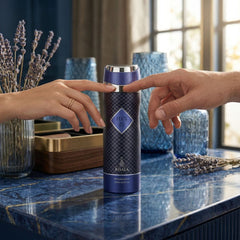 Elite Risala Flux Body Spray 200ml deodorant bottle with sleek design and silver cap, displayed on a white background.