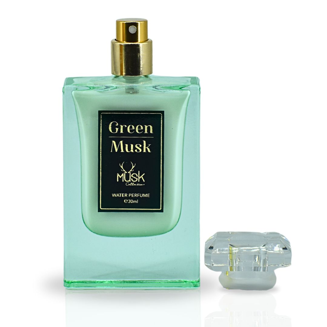 GREEN MUSK WATER PERFUME 30ML (1.01 OZ) By Hamidi | Delight Your Senses With The Invigorating Aroma.