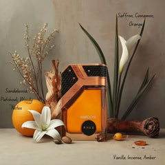 RAVE Marconi Eau de Parfum Spray 100ml bottle with elegant packaging and spray nozzle.