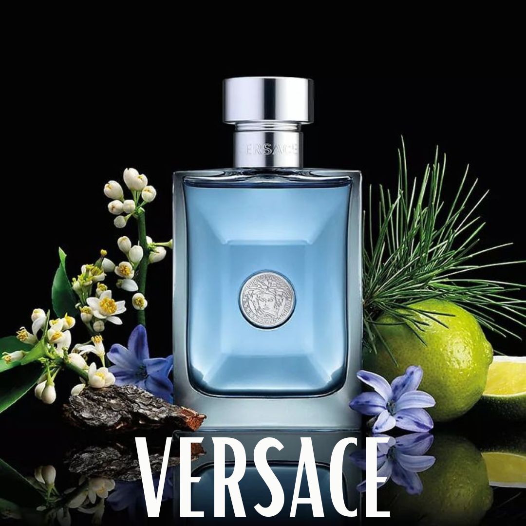 Versace Pour Homme Eau De Toilette Sprays 100ML (3.4 OZ) by Versace | Freshness Refined—Citrus Brilliance Meets Exotic Depth.