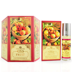 Fruit Perfume Oil CPO 6ML (0.2 OZ) By Al Rehab | A Burst Of Tropical Fruits With A Creamy, Sweet Twist. (BOX OF 6)