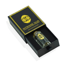 Khashab Al Sandal Perfume Oil 12ML (0.40 OZ) With Black Gift Box By Intense Oud | Cardamom & Violet, Layered With Sandalwood & Creamy Coconut.