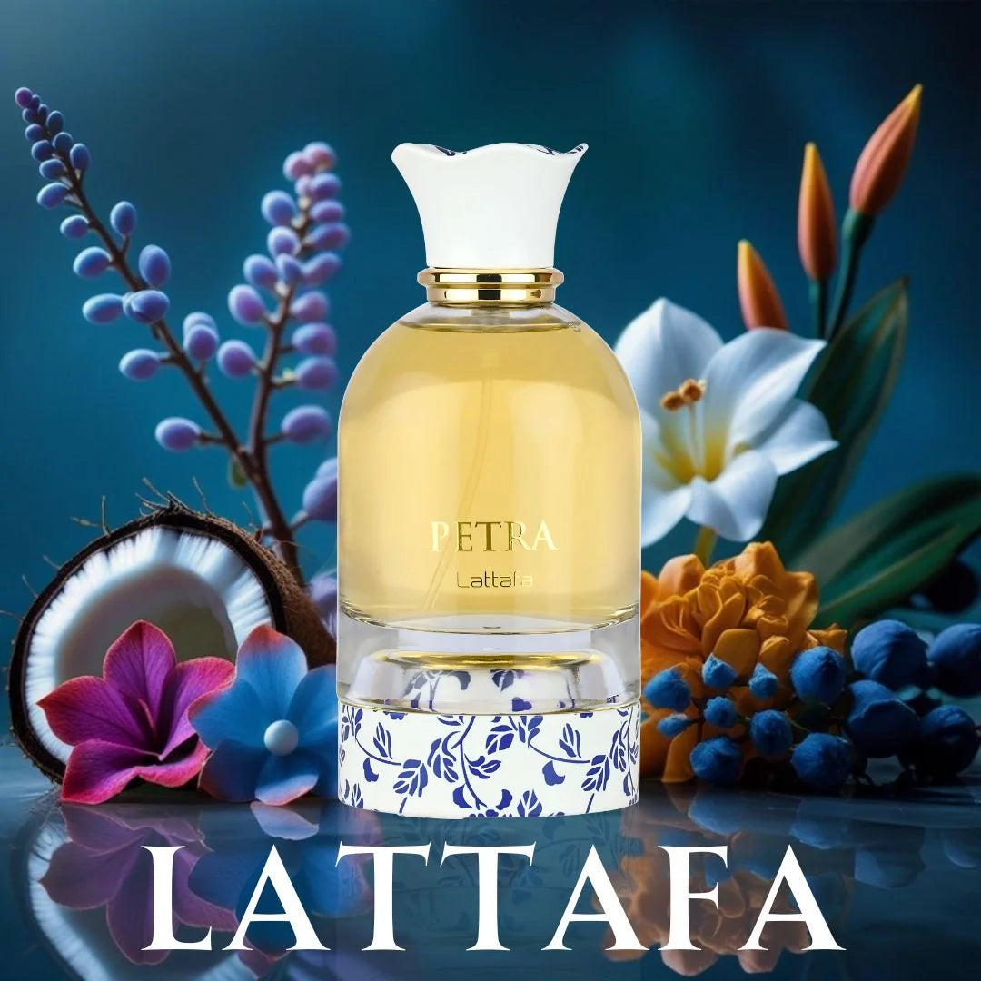 Petra Eau de Parfum EDP Spray 100ml (3.4 Oz) by Lattafa