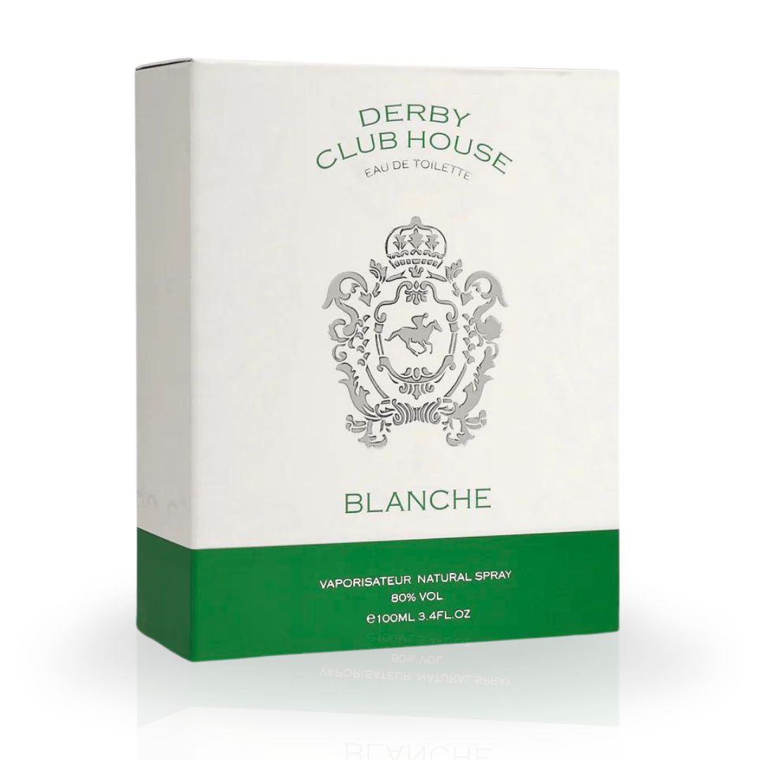 Derby Club House Blanche EDP Spray 100ML (3.4 OZ) By Armaf | Illuminate Your Presence With This Exotic Fragrance. - Intense Oud