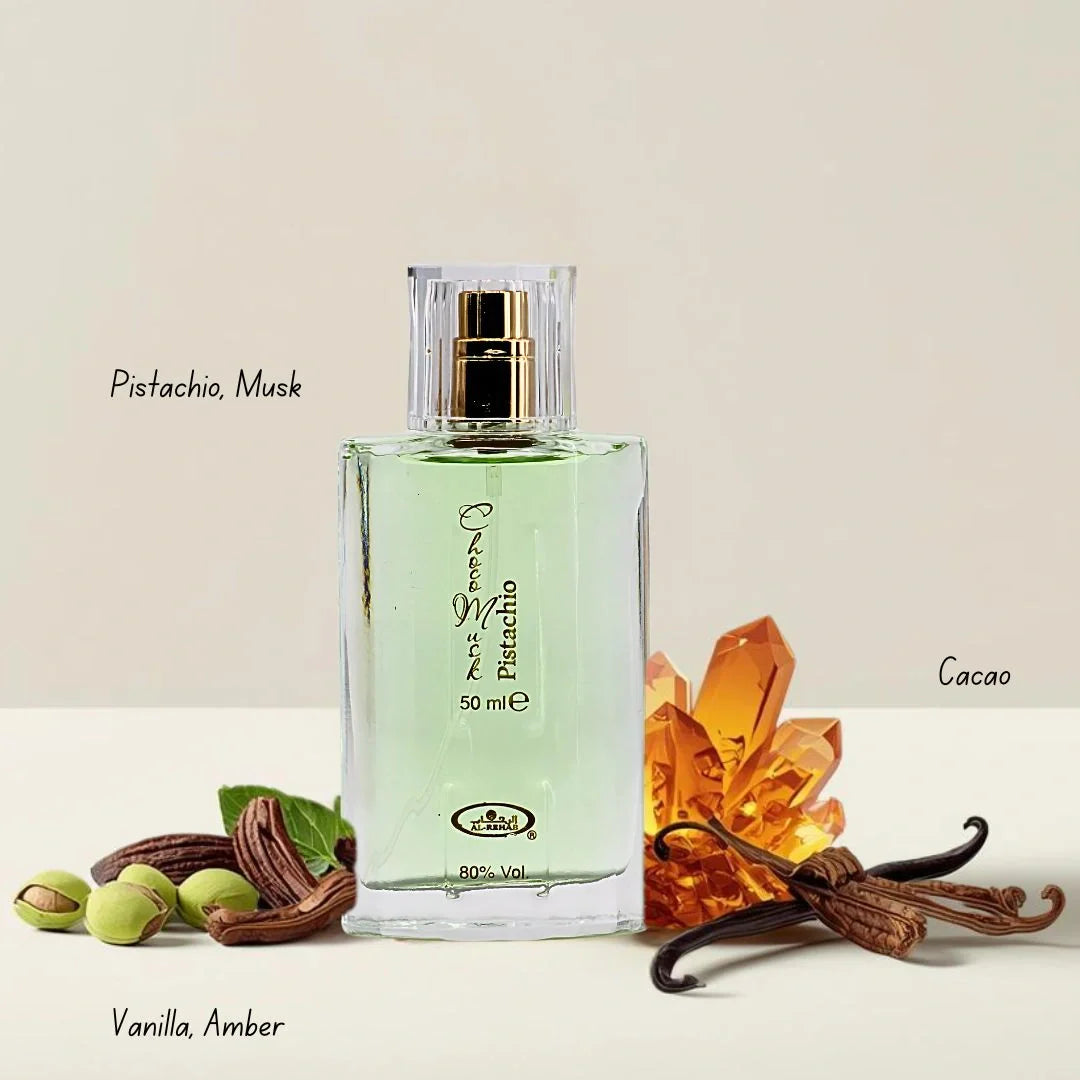Choco Musk Pistachio 3-Piece Perfume Gift Set by Al Rehab (Gift Set)