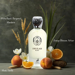 Delilah Blanc Eau de Parfum Spray 100ml (3.4 oz) by Maison Alhambra - Intense Oud