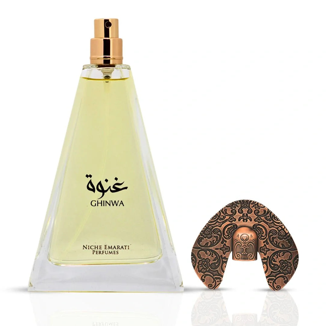 Niche Emarati Ghinwa Eau de Parfum Spray 100ml (3.4 oz) by Lattafa