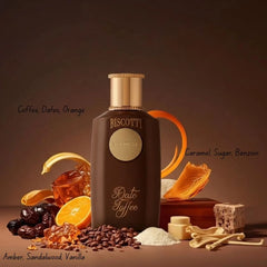 Biscotti Date Toffee Eau de Parfum Spray 100ml (3.4 oz) by Khadlaj Perfumes