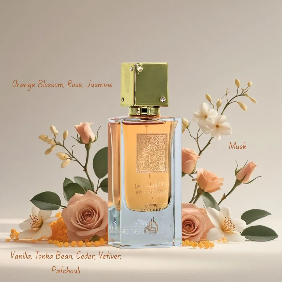 Ana Abiyedh Poudree EDP Spray 60ml (2.4 oz) by Lattafa