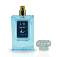 BLUE MUSK WATER PERFUME 30ML (1.01 OZ) By Hamidi | Indulge In Soothing Essence Of This Powdery Floral Fragrance.