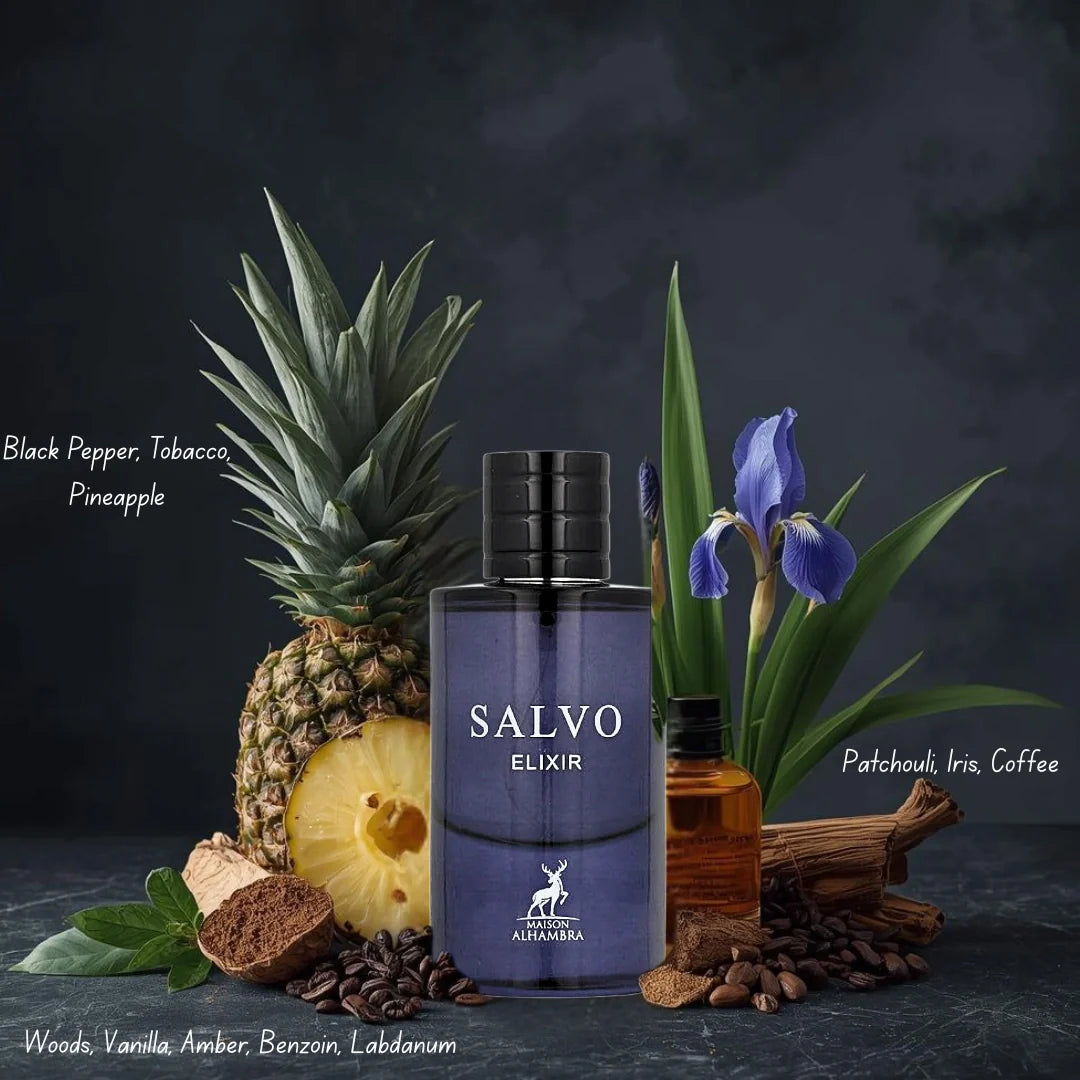 Salvo Elixir Eau de Parfum Spray 60ml (2.02 oz) by Maison Alhambra