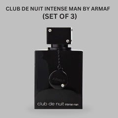 Club De Nuit Intense for Men EDT 105mL (3.6 oz) by Armaf | Long Lasting & Luxurious Cologne For Men. (Pack of 3)