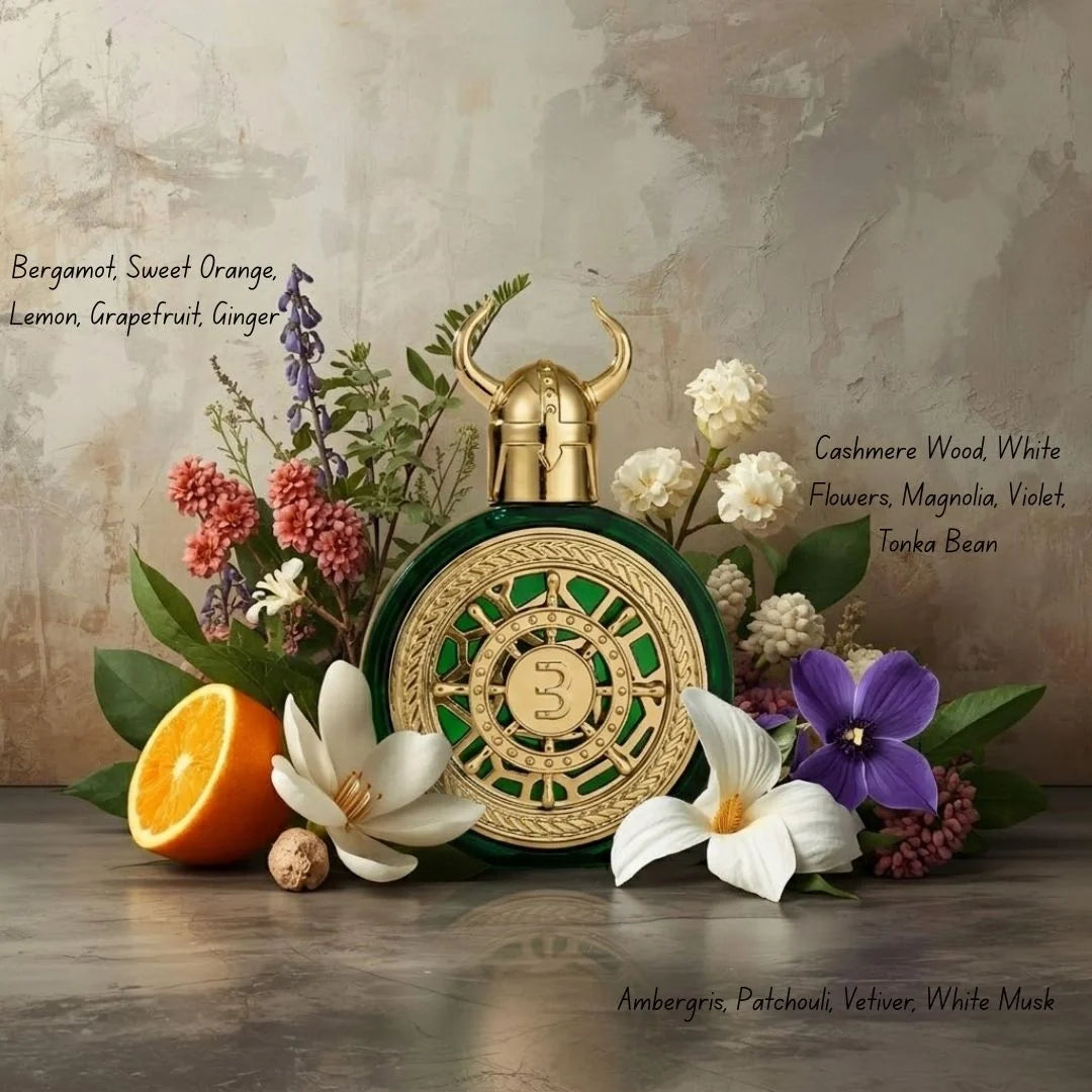 Bharara Viking Dubai Eau De Parfum spray 100ml, featuring a sleek bottle design by Bharara.