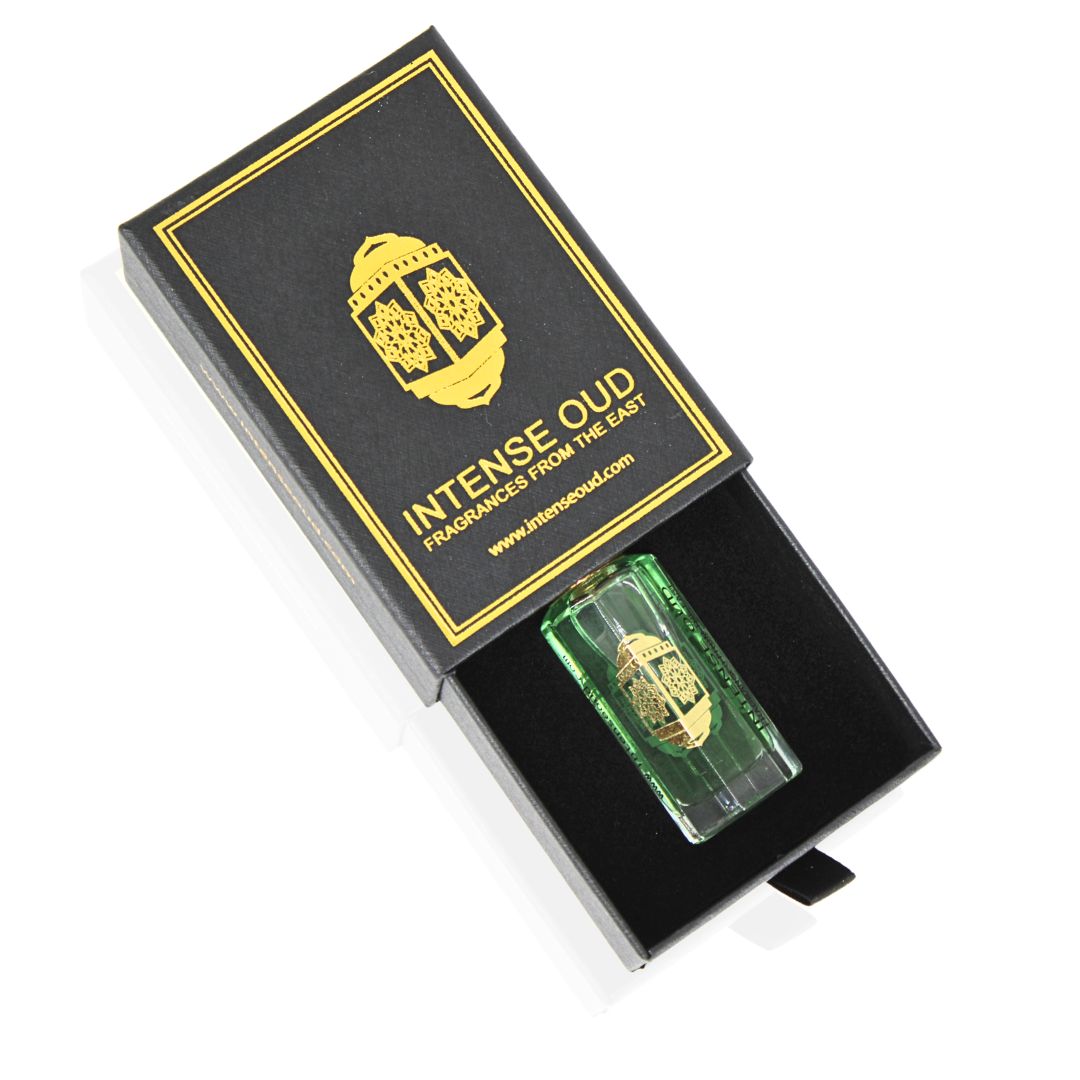 Fajr Perfume Oil 12ML (0.40 OZ) With Black Gift Box By Intense Oud | A Fresh Citrus Opening With Warm Musk, Sandalwood & Amber Base.