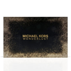 Michael Kors Wonderlust 3Pc Gift Set (3.4oz EDP Spray, 3.4oz Body Lotion, Round Purse)