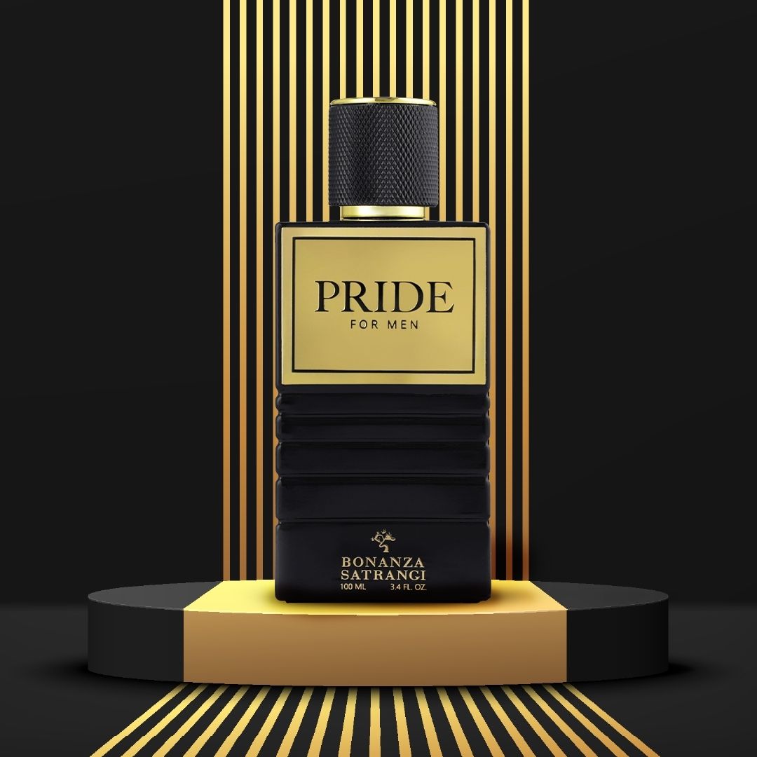 Pride For Men EDP Spray 100ML (3.4 OZ) by Bonanza Satrangi | Long Lasting, Refreshing, Musky, Juicy, Luxurious Fragrance.