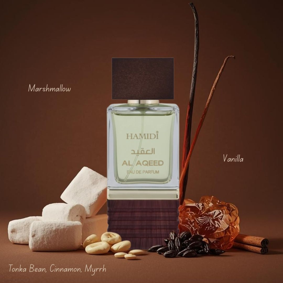 Al Aqeed Eau de Parfum Spray 100ml (3.4 oz) by Hamidi - Intense Oud