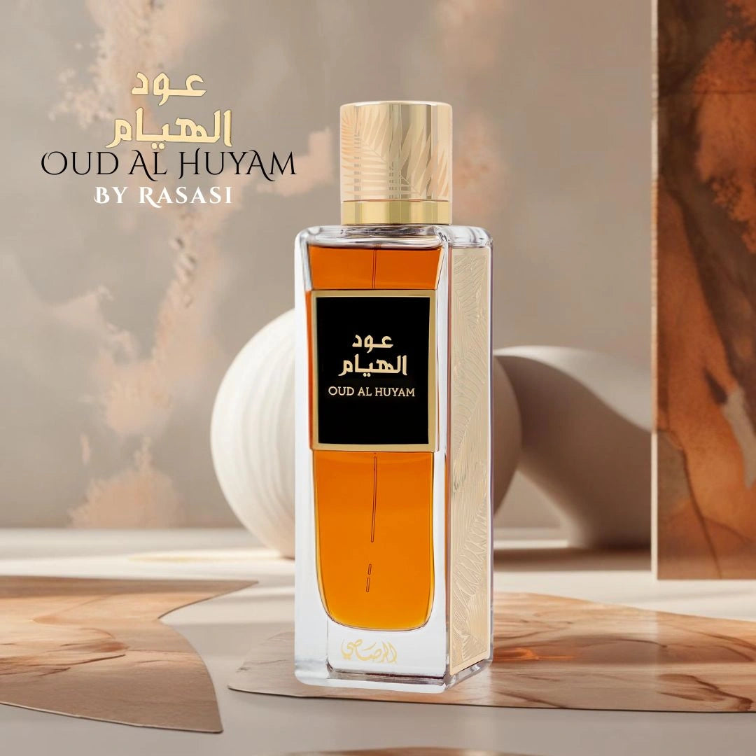Oud Al Huyam EDP Spray 200ML (6.76 OZ) by Rasasi | Long Lasting, Refreshing, Floral, Luxurious Unisex Scent.