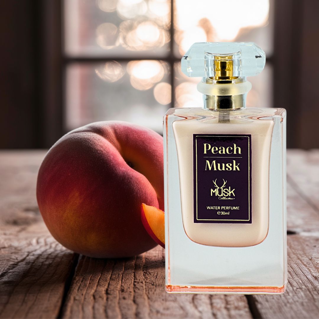 PEACH MUSK WATER PERFUME 30ML (1.01 OZ) By Hamidi | Indulge In Exquisite Blend Of Enchanting Aroma.