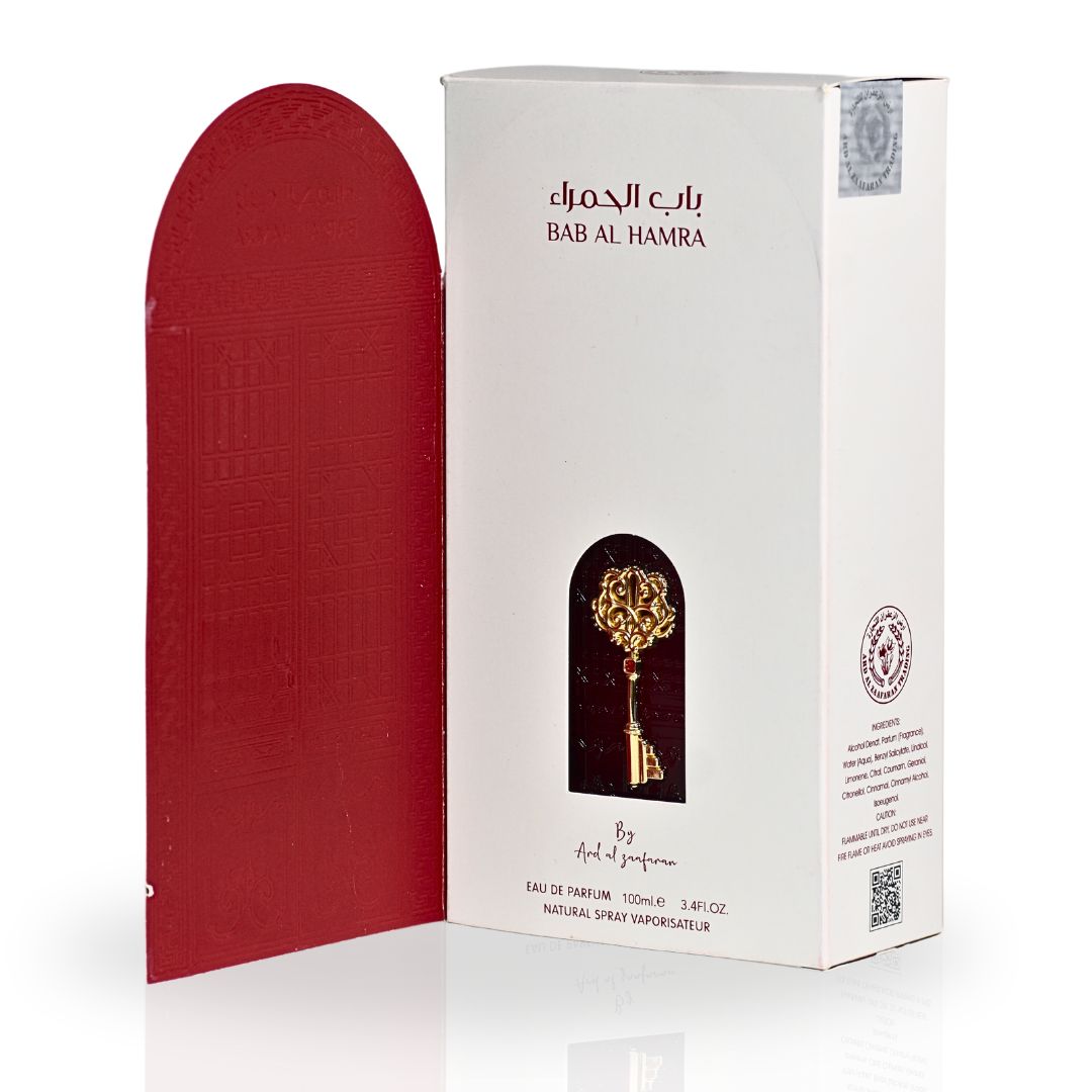 Bab Al Hamra EDP Spray 100ML (3.4 OZ) By Ard Al Zaafaran | Experience The Warmth Of This Vibrant & Elegantly Timeless Scent.