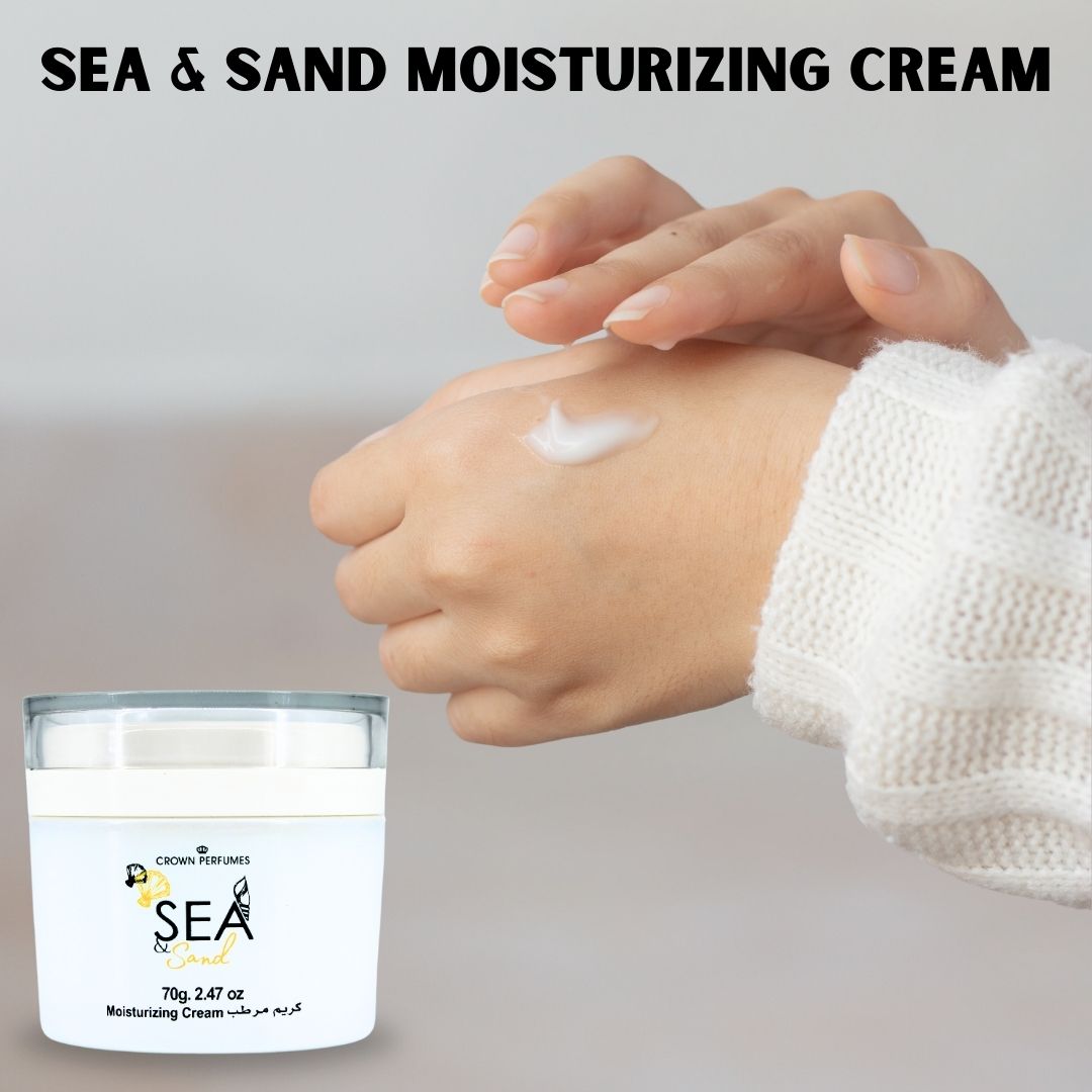 Sea & Sand Moisturizing Cream 70GMS By Al Rehab | Extra Nourishing, Smoothing, Replenishes Dry Skin, Exquisite Fragrance.