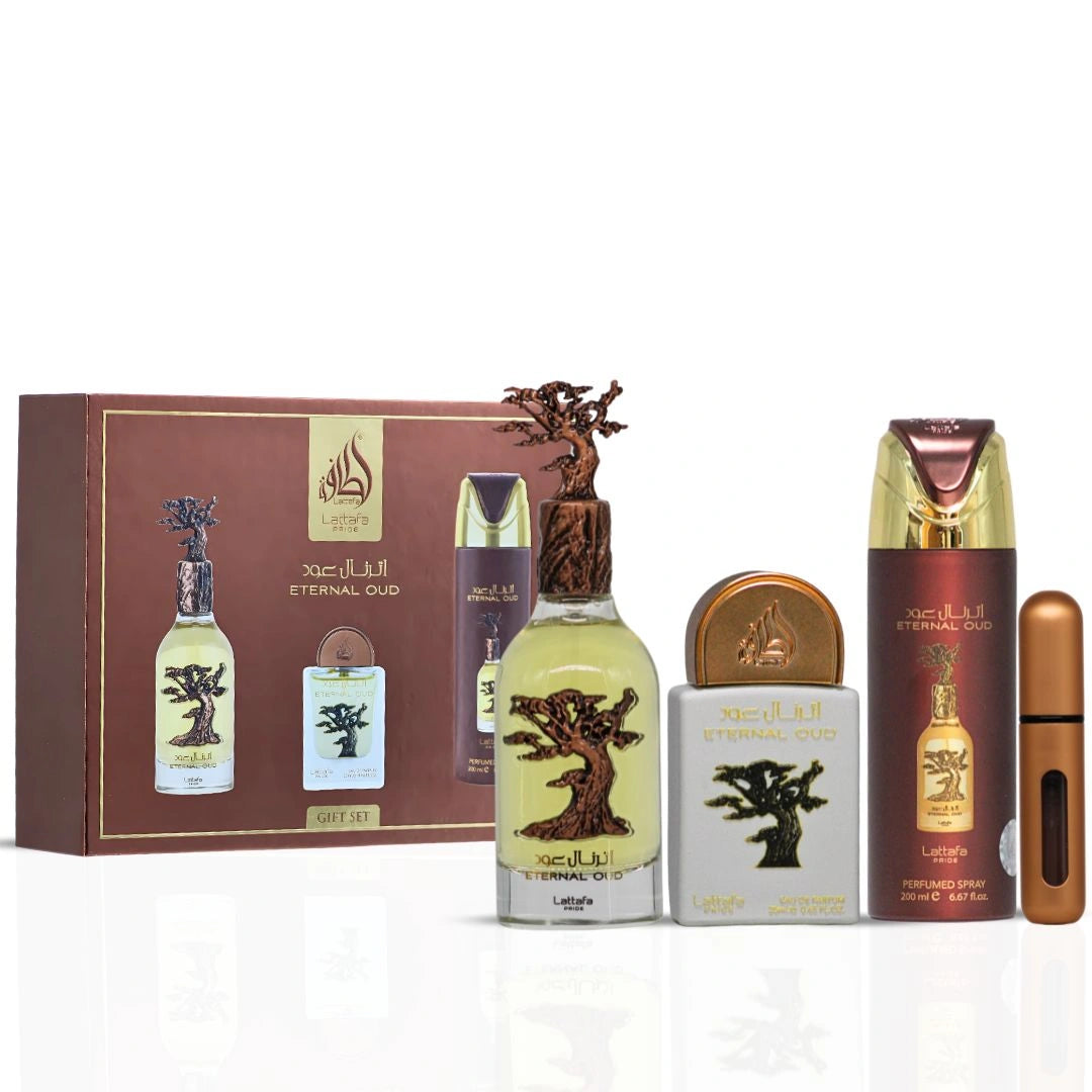 Lattafa Pride Eternal Oud 3-Piece Eau de Parfum Gift Set