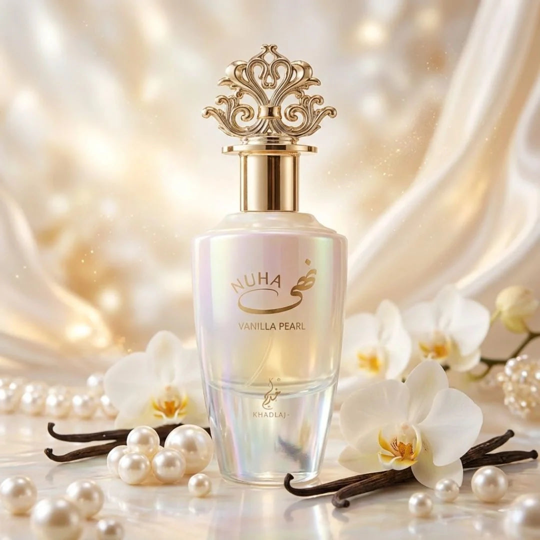 Nuha Vanilla Pearl Eau de Parfum Spray 85ml (2.9 oz) by Khadlaj