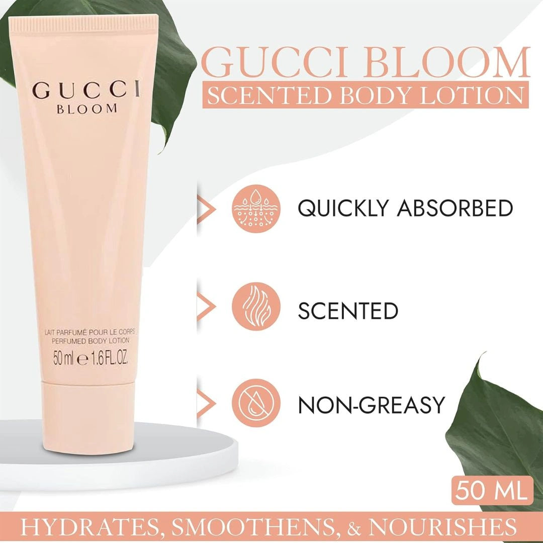 Gucci Bloom 2Pc Gift Set - 50ml (1.6 oz) Eau de Parfum Spray & Body Lotion